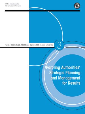 cover image of Paroling Authorities’ Strategic Planning and Management for Results